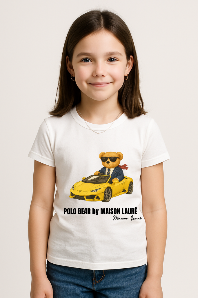 Cute Sports Car Teddy  Bear- Girls Edition