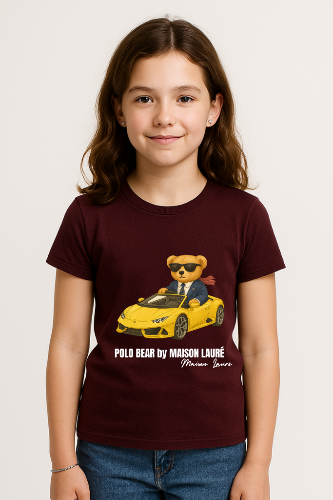 Cute Sports Car Teddy  Bear- Girls Edition