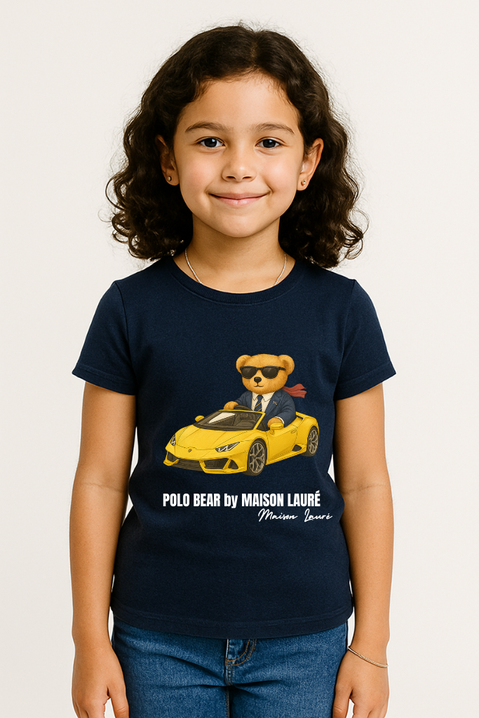 Cute Sports Car Teddy  Bear- Girls Edition