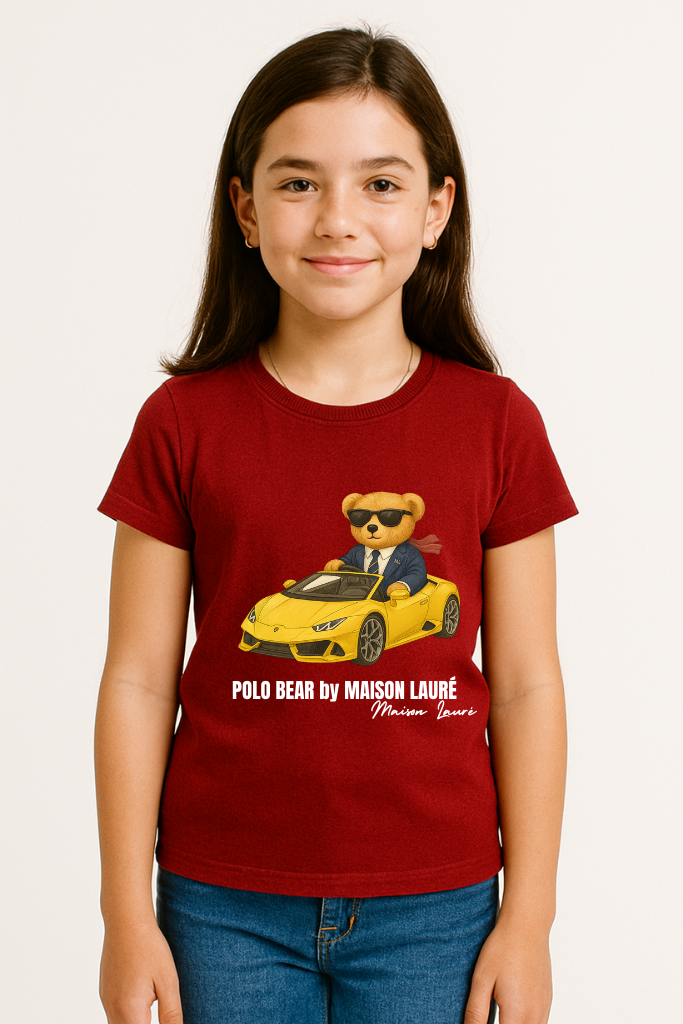 Cute Sports Car Teddy  Bear- Girls Edition