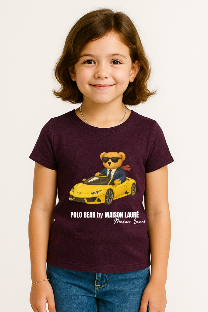 Cute Sports Car Teddy  Bear- Girls Edition
