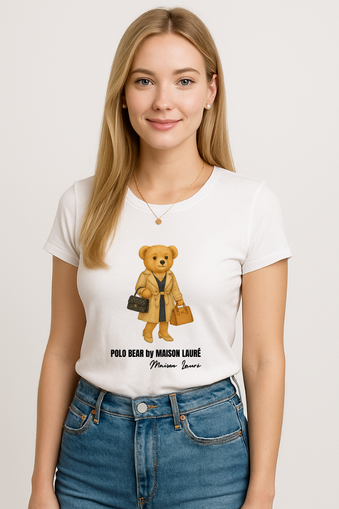 Shopping Teddy Bear T-Shirt – Women's Edition