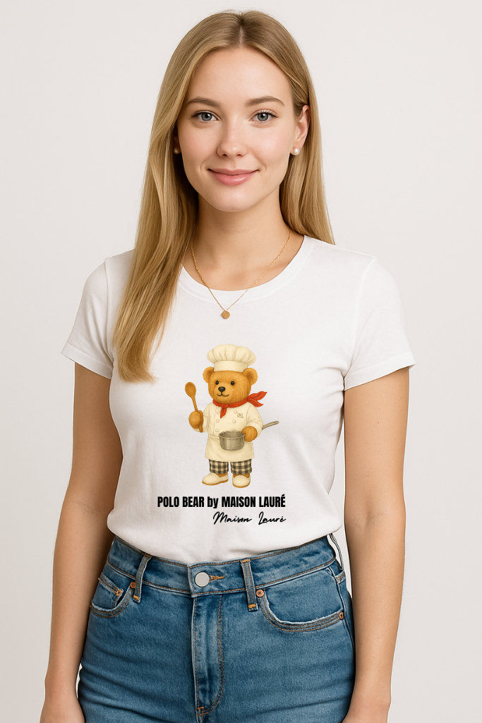 Cooking Teddy Bear T-Shirt – Women's Edition