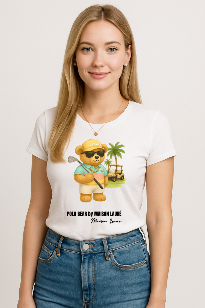Golf Teddy Bear T-Shirt – Women's Edition