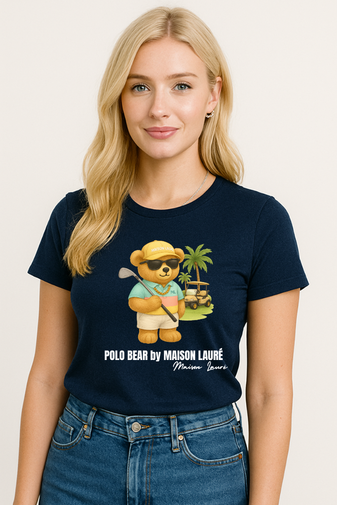 Golf Teddy Bear T-Shirt – Women's Edition