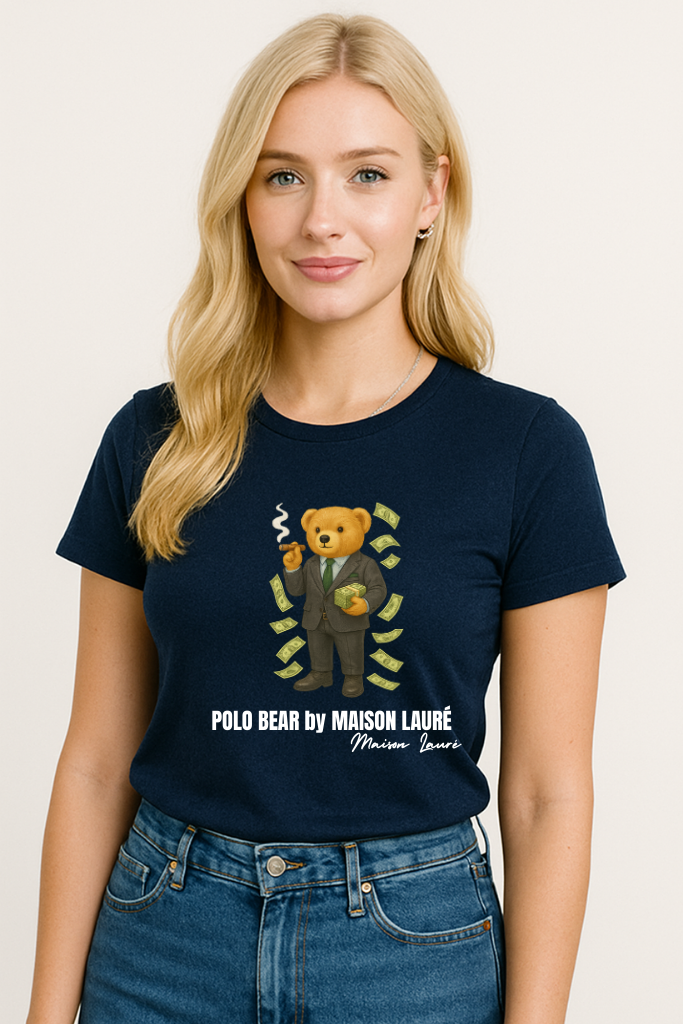 Shopping Teddy Bear T-Shirt – Women's Edition