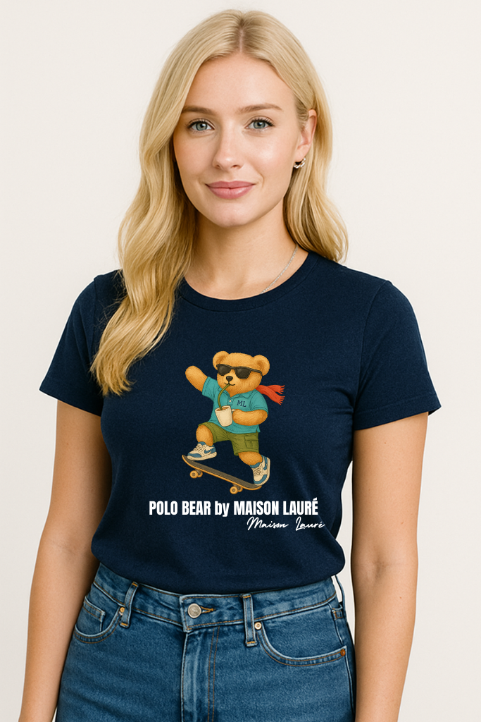Skater Teddy Bear T-Shirt – Women's Edition