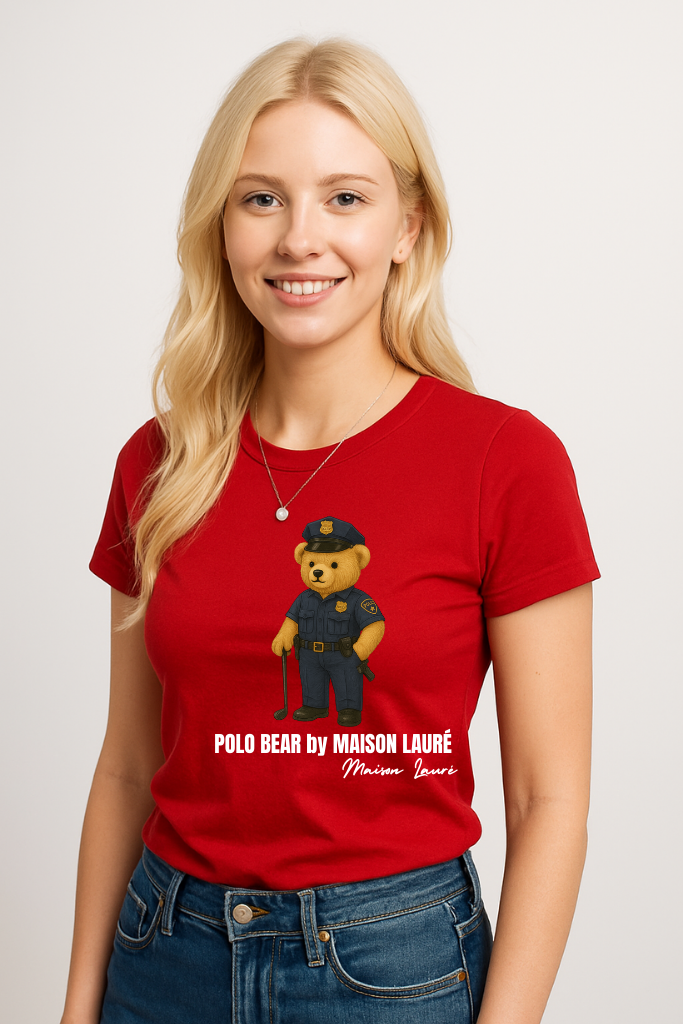 Police Teddy Bear T-Shirt – Women's Edition