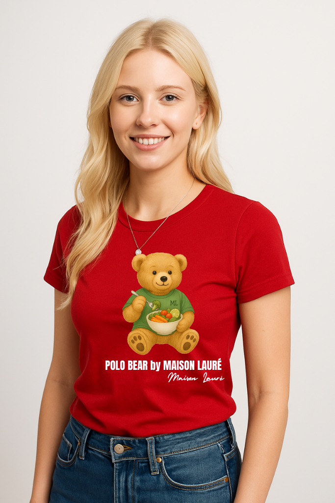 Eating Teddy Bear T-Shirt – Women's Edition