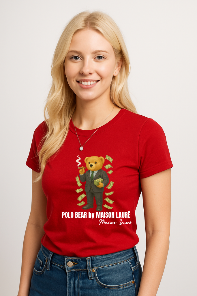 Money Teddy Bear T-Shirt – Women's Edition