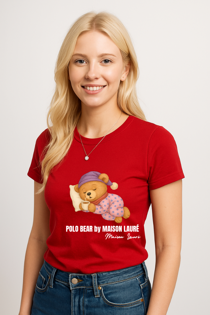 Sleeping Teddy Bear T-Shirt – Women's Edition