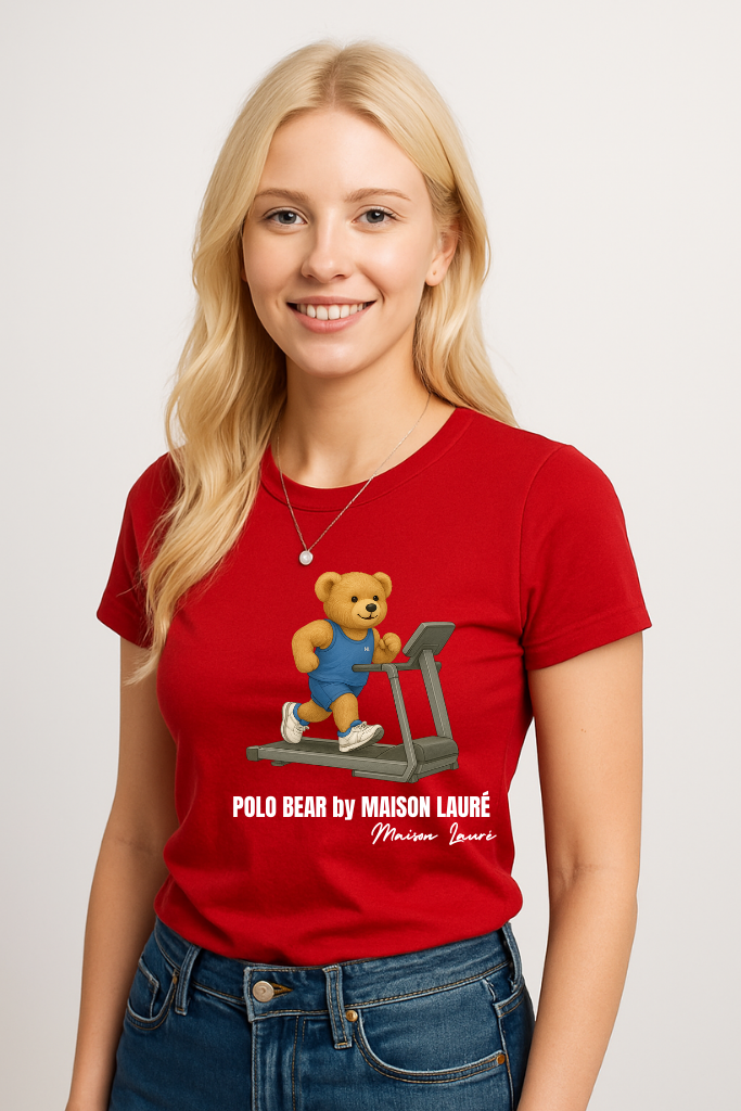 Gym Teddy Bear T-Shirt – Women's Edition