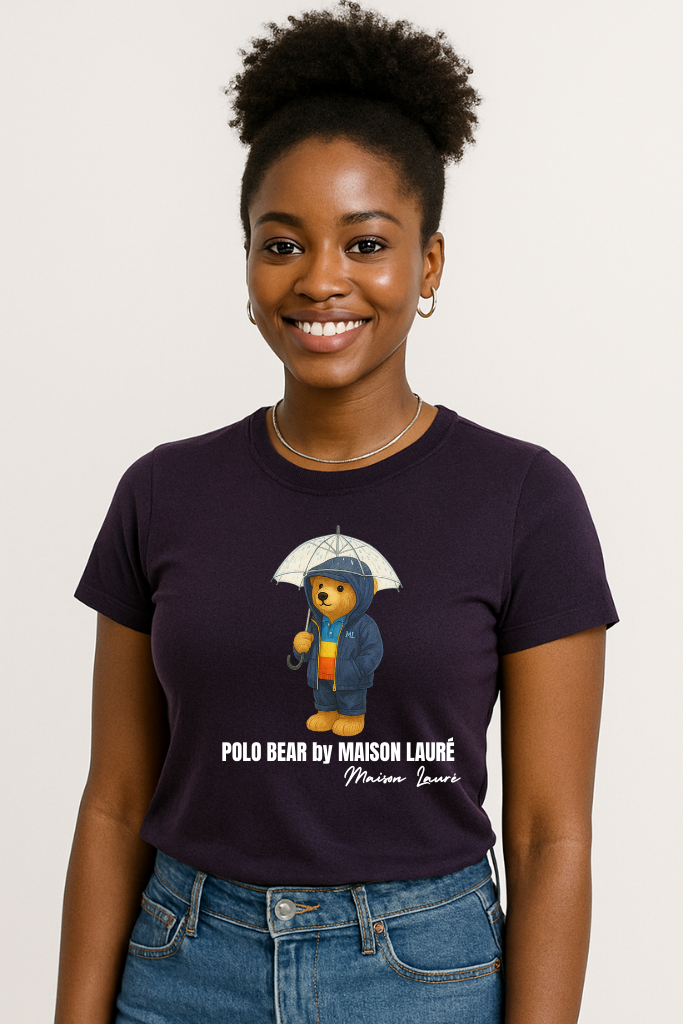 Umbrella Teddy Bear T-Shirt – Women's Edition