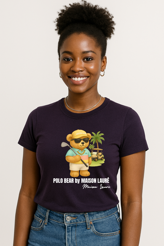 Golf Teddy Bear T-Shirt – Women's Edition