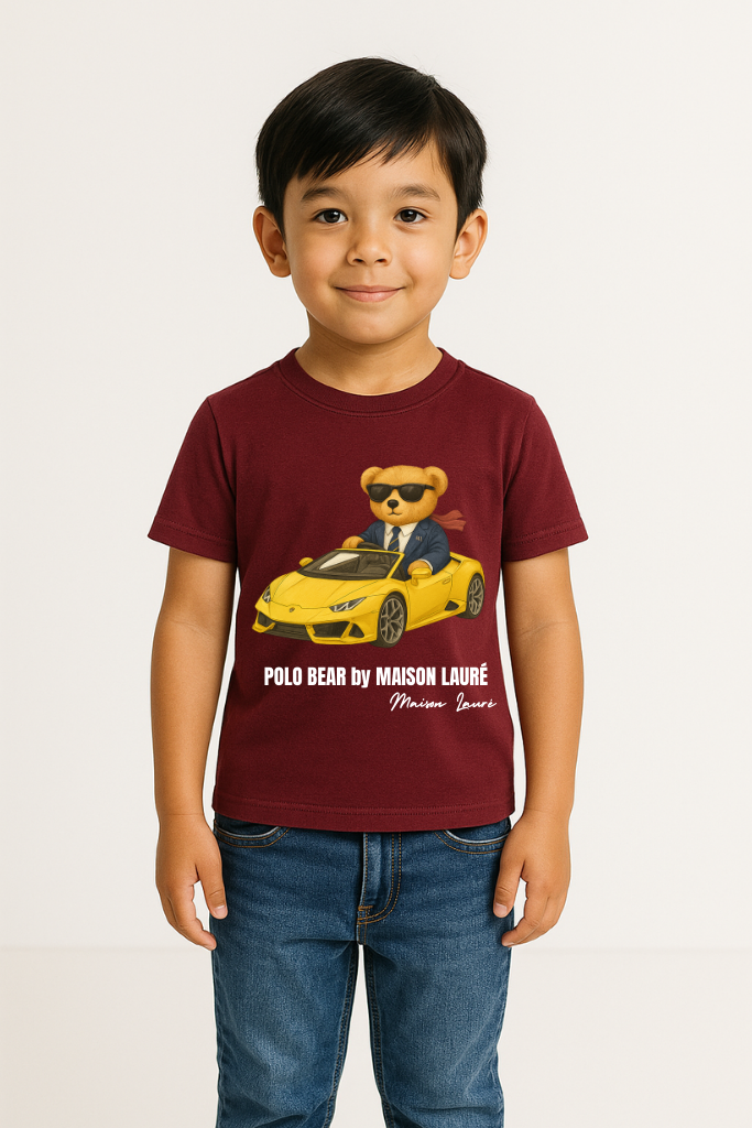 Cute Sports Car Teddy - Boys Edition