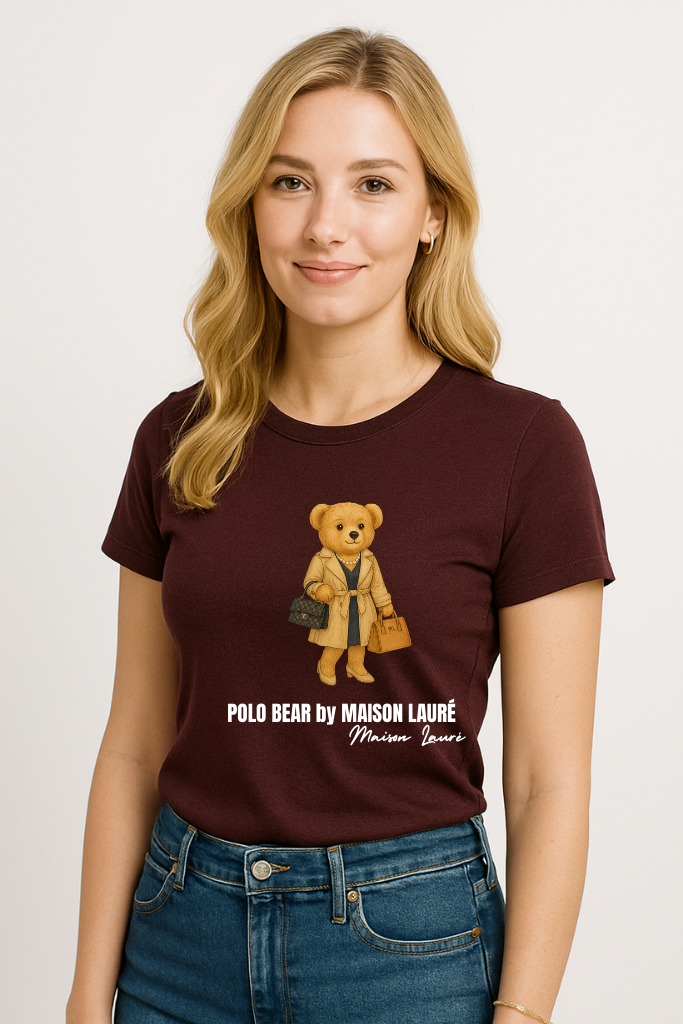Shopping Teddy Bear T-Shirt – Women's Edition