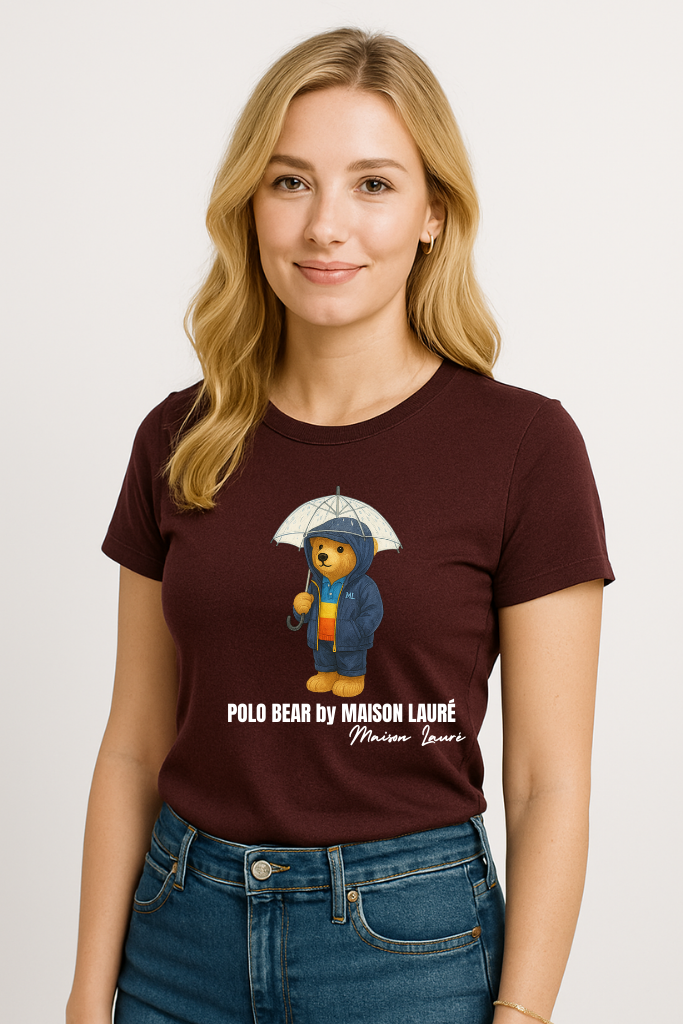 Umbrella Teddy Bear T-Shirt – Women's Edition