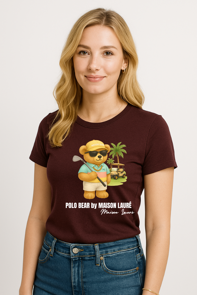 Golf Teddy Bear T-Shirt – Women's Edition