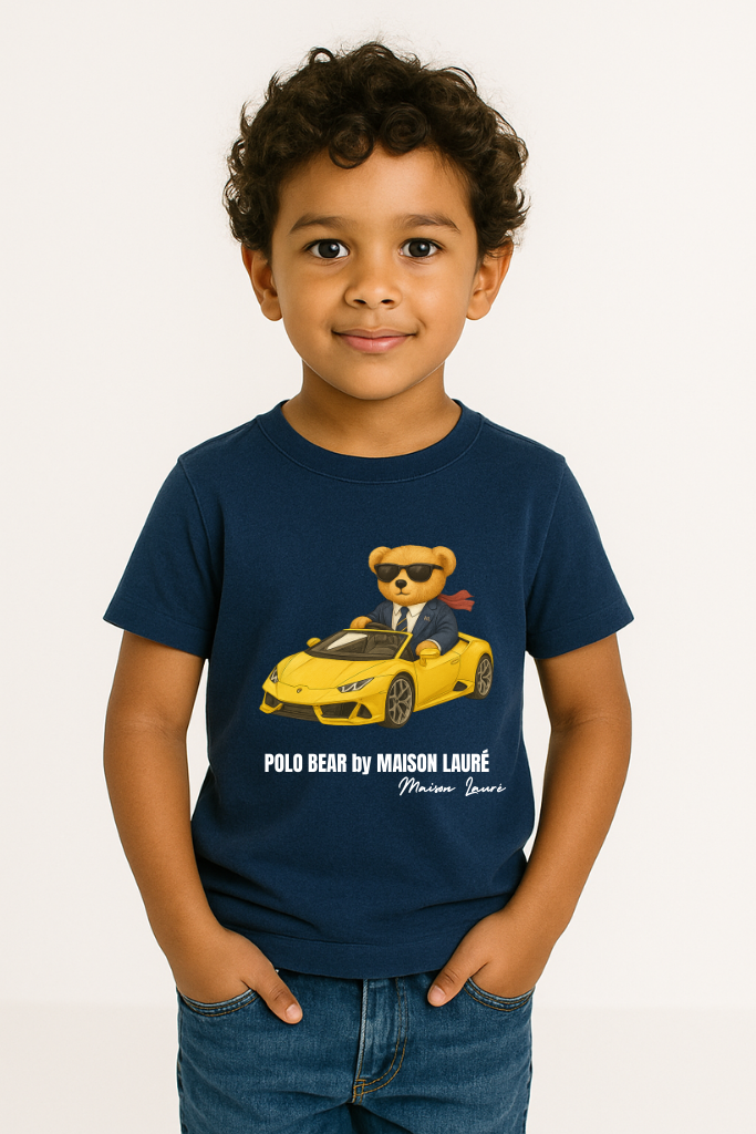 Cute Sports Car Teddy - Boys Edition