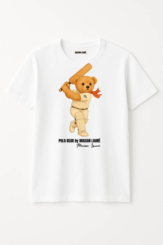 Cricketer Bear T-Shirt – Women's Edition