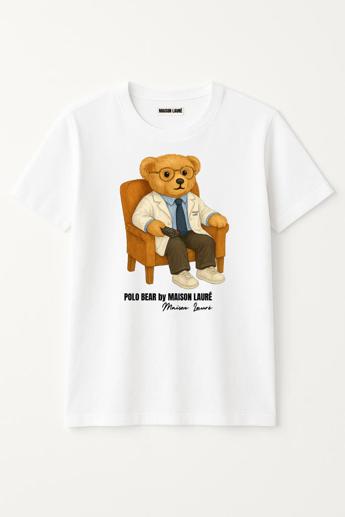Watching TV Teddy Bear T-Shirt – Women's Edition