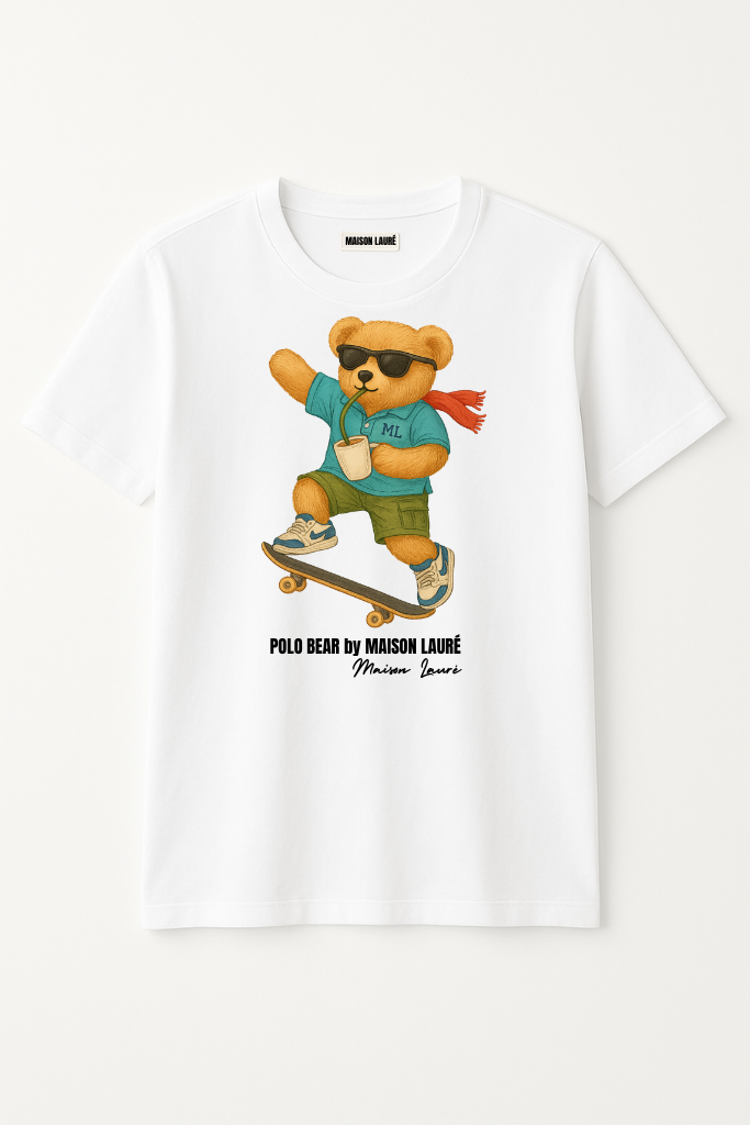 Skater Teddy Bear T-Shirt – Women's Edition