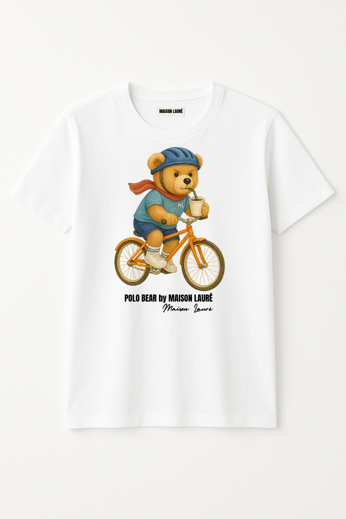 Cycling Teddy Bear T-Shirt – Women's Edition