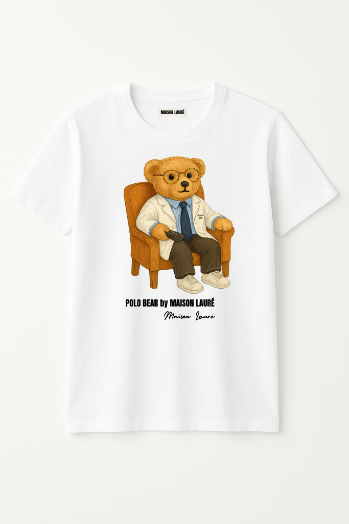 Watching TV Teddy Bear - Men's Edition
