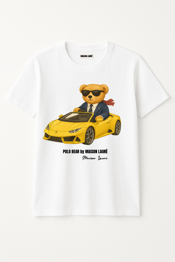 Cute Sports Car Teddy  Bear- Girls Edition